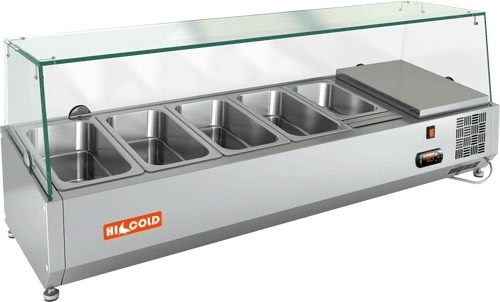 Холодильная витрина HICOLD VRX 1200 для ингредиентов