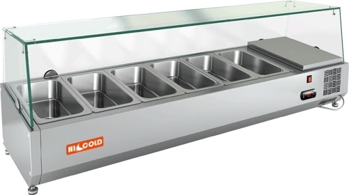 Холодильная витрина HICOLD VRX 1400 для ингредиентов