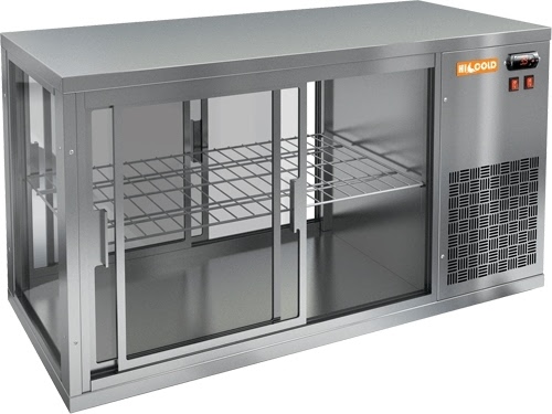 Настольная холодильная витрина HICOLD VRL T 1100 R