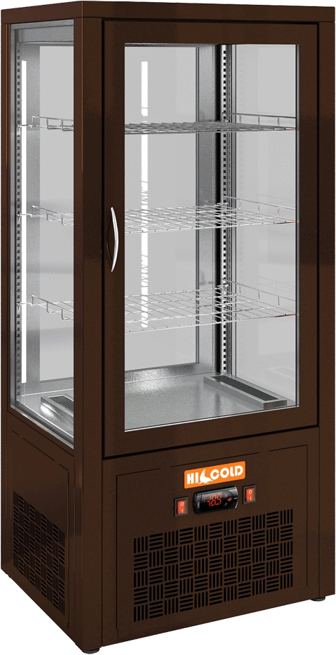 Настольная холодильная витрина HICOLD VRC T 100 Brown