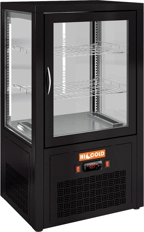 Настольная холодильная витрина HICOLD VRC 70 Black