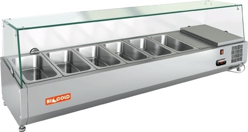 Холодильная витрина HICOLD VRX 1500 1/3 для ингредиентов