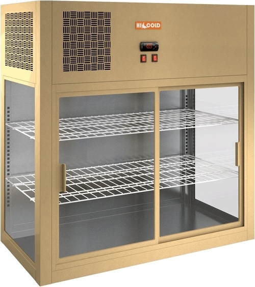 Настольная холодильная витрина HICOLD VRH 990 Beige