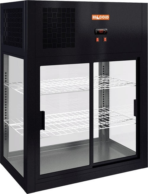 Настольная холодильная витрина HICOLD VRH O 790 Black