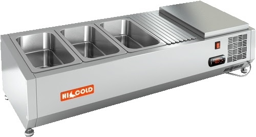 Холодильная витрина HICOLD VRTO 1000 1/4 для ингредиентов