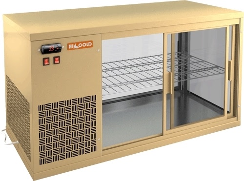 Настольная холодильная витрина HICOLD VRL 900 L Beige