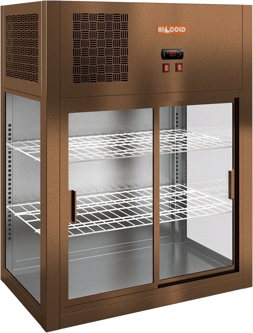Настольная холодильная витрина HICOLD VRH 790 Bronze