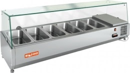Холодильная витрина HICOLD VRX 1400 1/3 для ингредиентов
