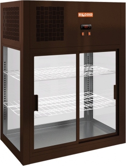Настольная холодильная витрина HICOLD VRH O 790 Brown