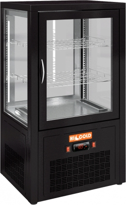 Настольная холодильная витрина HICOLD VRC T 70 Black