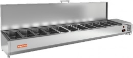Холодильная витрина HICOLD VRTU 2360 1/4 для ингредиентов