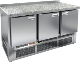 Холодильный стол HICOLD GNE 111/TN камень