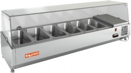 Холодильная витрина HICOLD VRX 1500 1/4 для ингредиентов