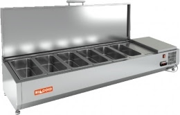 Холодильная витрина HICOLD VRTU 1390 1/4 для ингредиентов