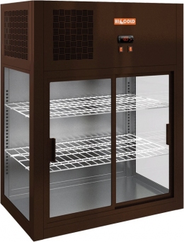 Настольная холодильная витрина HICOLD VRH 790 Brown