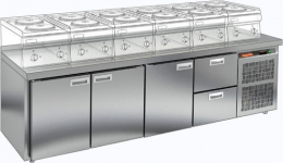 Морозильный стол HICOLD GN 1112 BR2 BT LT