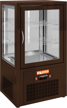 Настольная холодильная витрина HICOLD VRC T 70 Brown