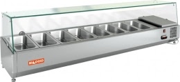 Холодильная витрина HICOLD VRX 1800 1/3 для ингредиентов