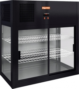 Настольная холодильная витрина HICOLD VRH 990 Black